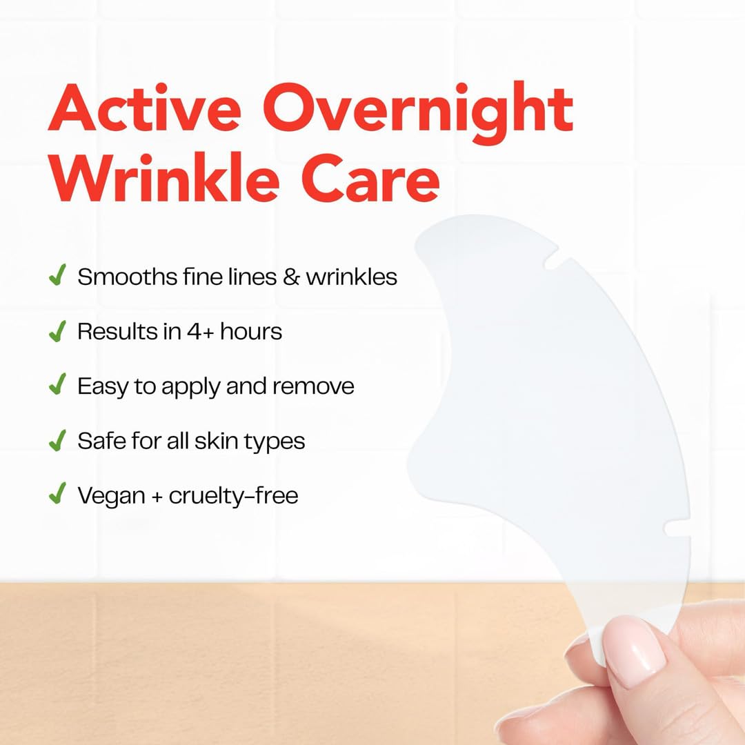 Morrow peptide overnight application patches stay in place through the night