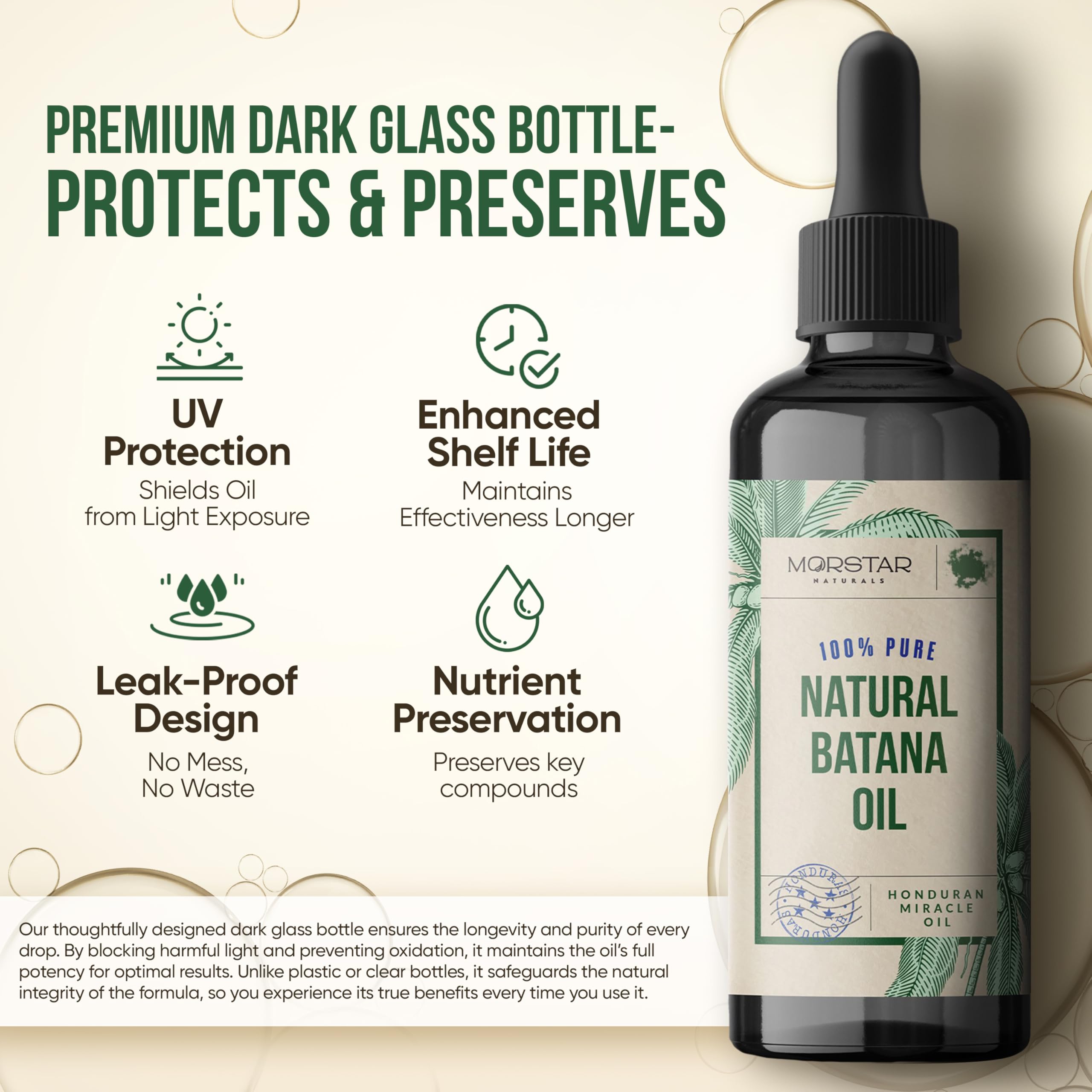 Morstar Batana Oil scalp massage scene shows nourishing care for healthy roots.