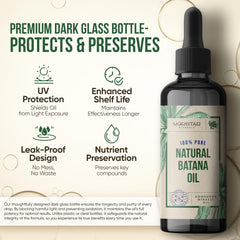 Morstar Batana Oil scalp massage scene shows nourishing care for healthy roots.