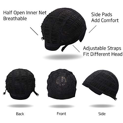 Morvally bangs adjustable trim feature helps customize 4.5-inch fringe.