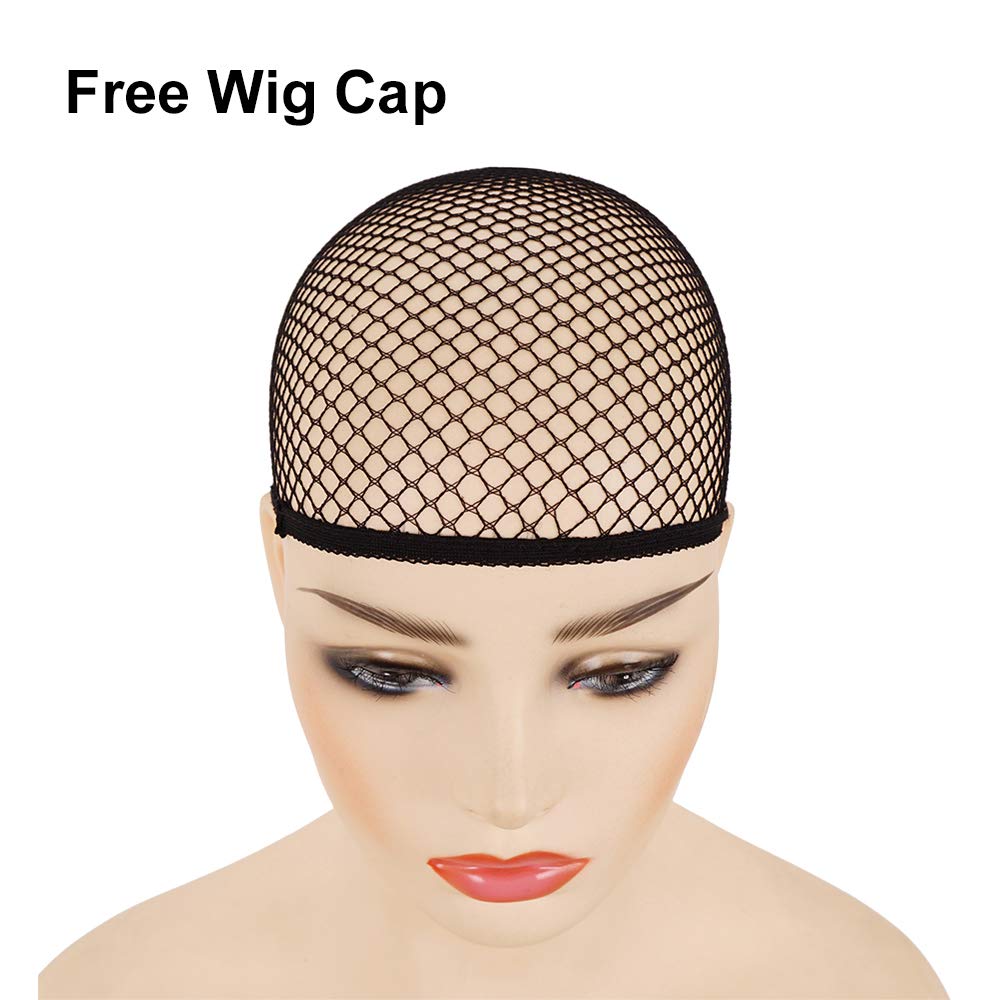 Morvally daily-wear-friendly soft-fiber wig for natural look and easy maintenance.