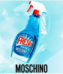 Moschino Fresh Couture packaging box with gift-ready presentation.