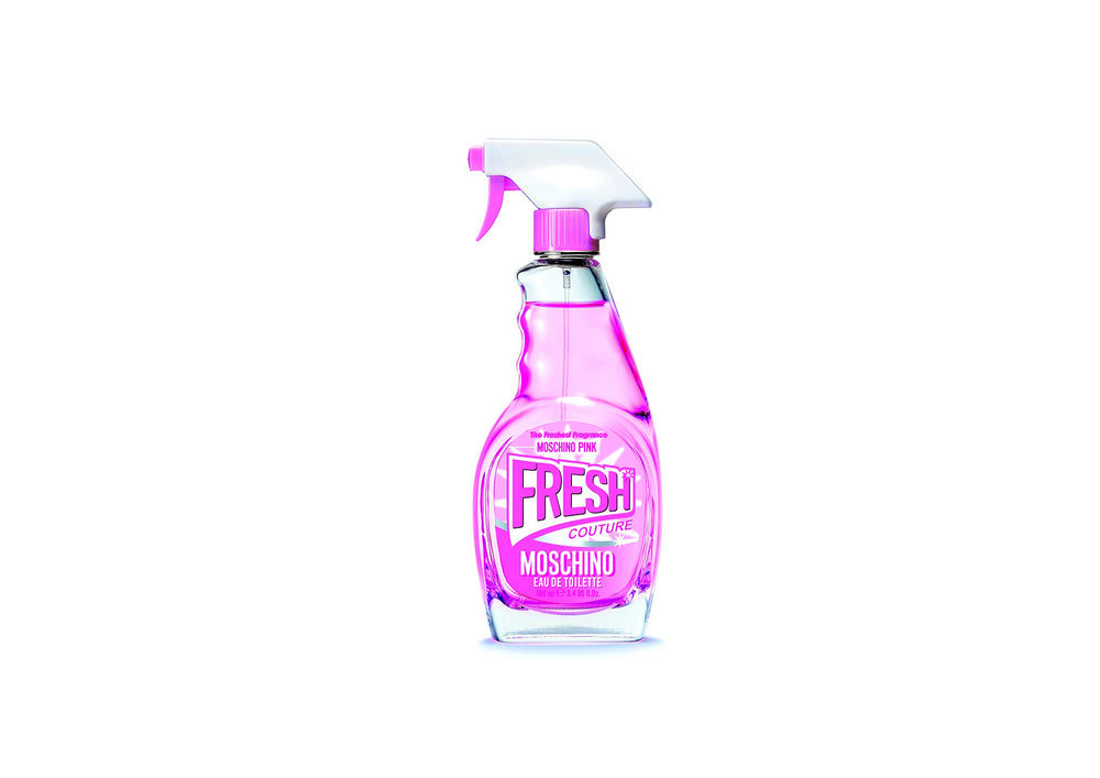 Moschino Pink Fresh Couture box packaging highlights an elegant, versatile scent for everyday occasions