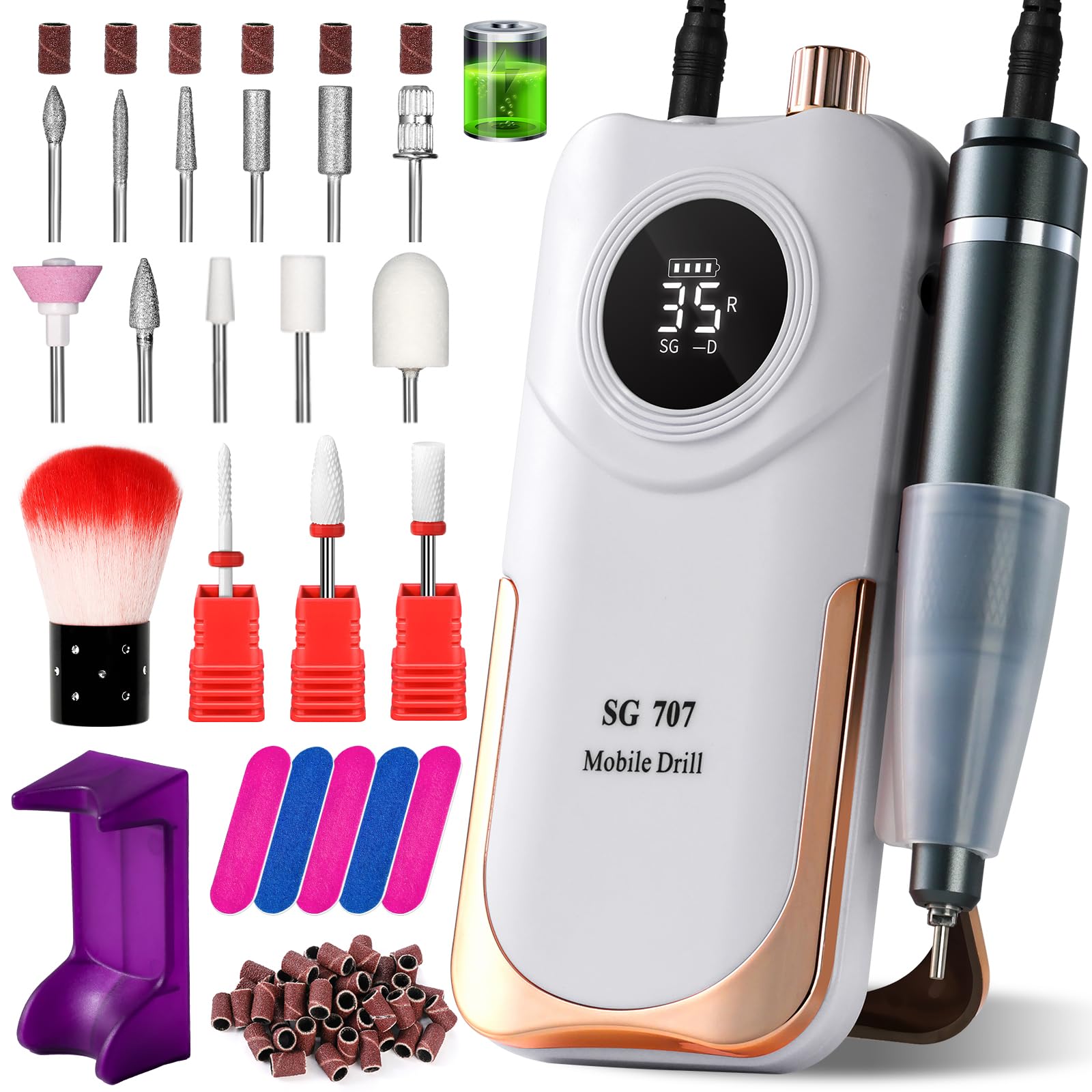 MOSKANY at-home manicure session shows professional results.