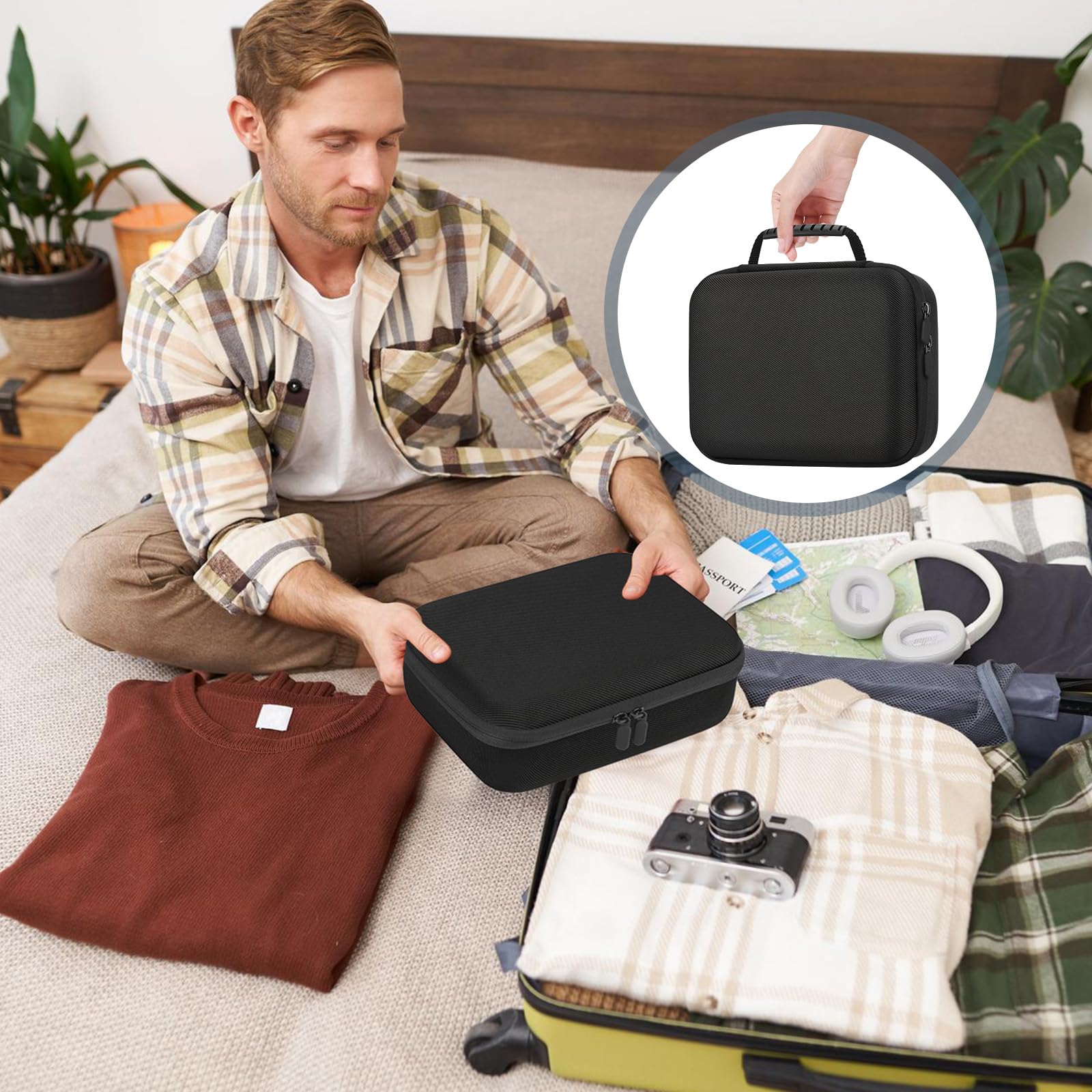 MOSLA multi-use organizer suits salon, makeup, travel gear, and personal grooming kits.