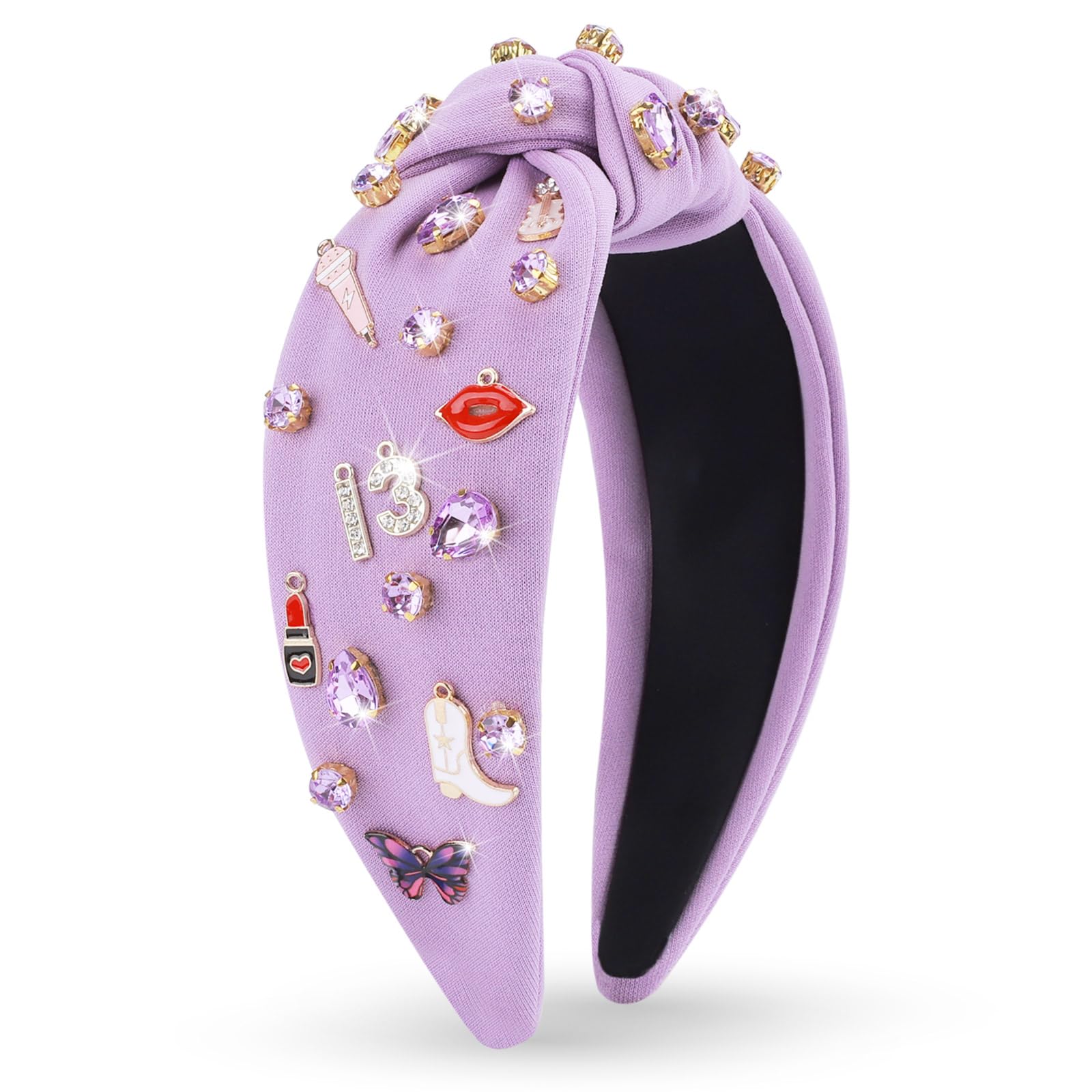 MOSOTECH Music Jeweled Headband guitar-design adds stage sparkle