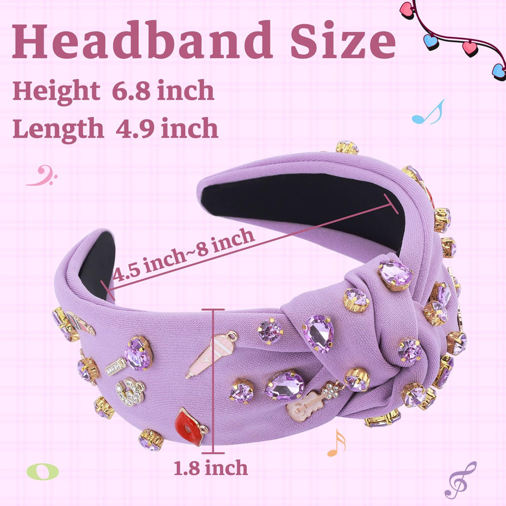 MOSOTECH headband-microphone-crystal highlights shimmer for performances