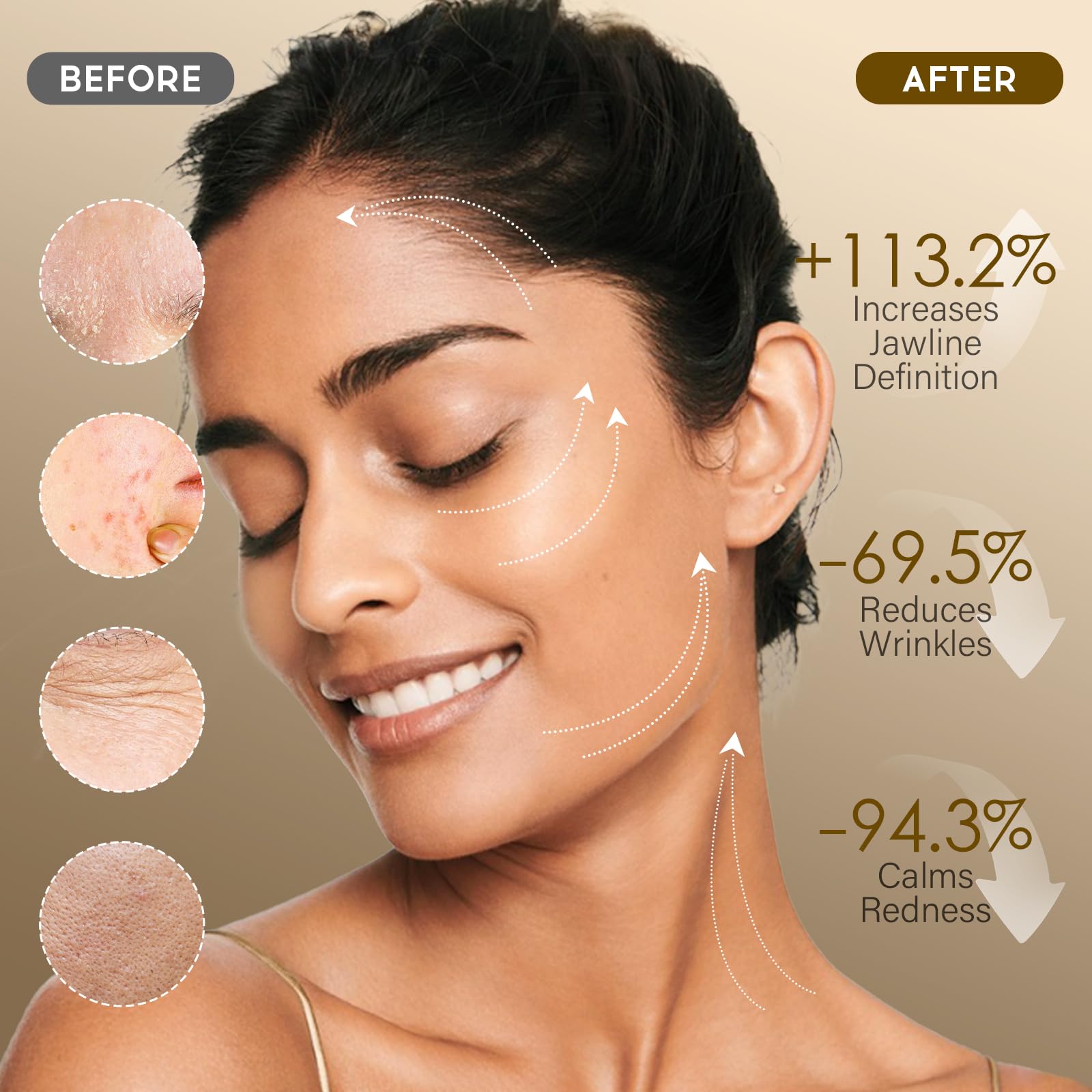 MOSRROU fragrance-free and paraben-free formula label for sensitive skin.