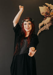 MOSTORY Light Up Elf Crown artificial flowers with durable texture for elegant everyday wear.