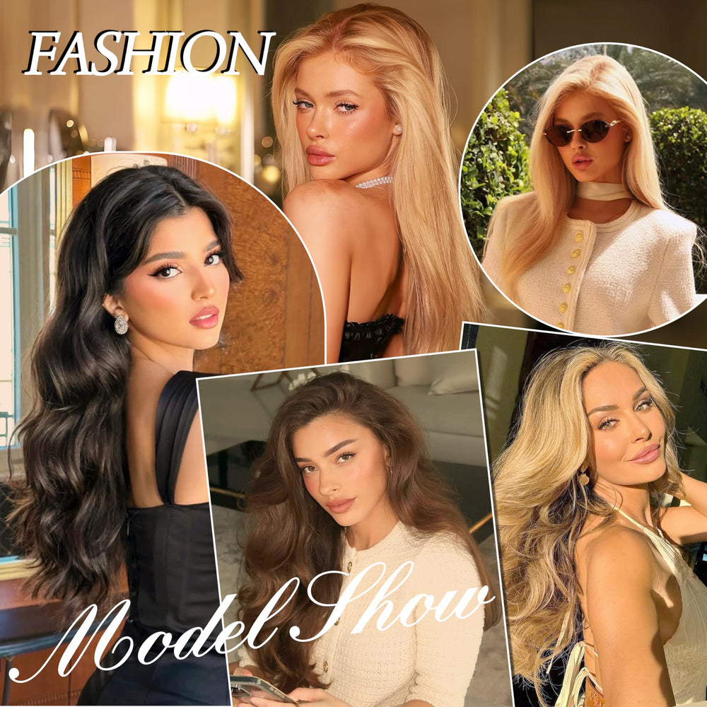 MOTFIN dark blonde highlighted balayage for natural-looking blend