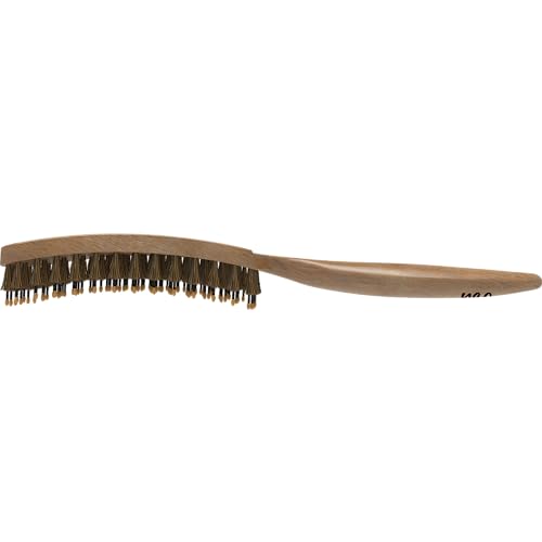 Mother's Corn Yao Boar Bristle Brush ventilated design supports comfortable detangling.