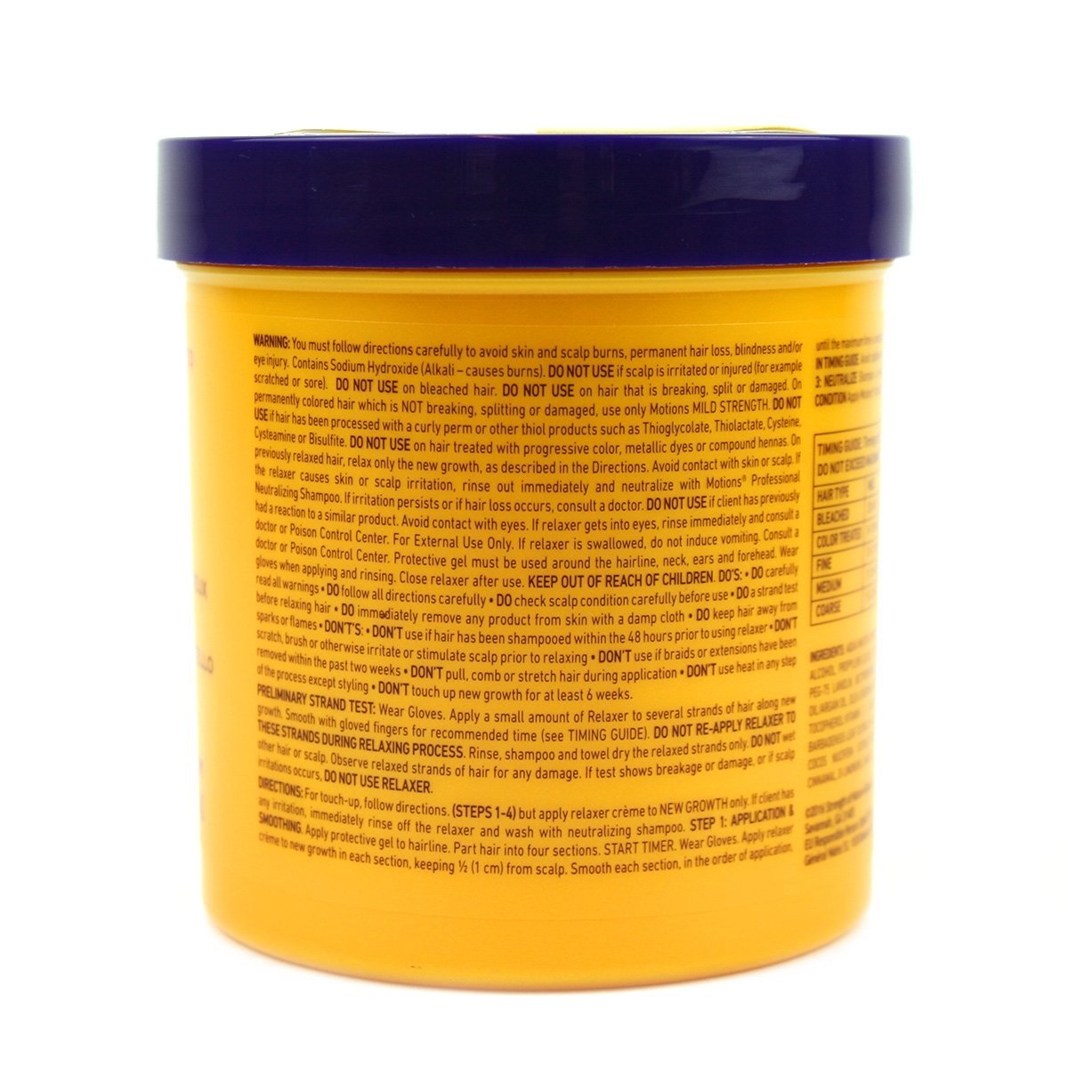 Motions MO33815 classic lye relaxer application gloves illustrate safe handling during application
