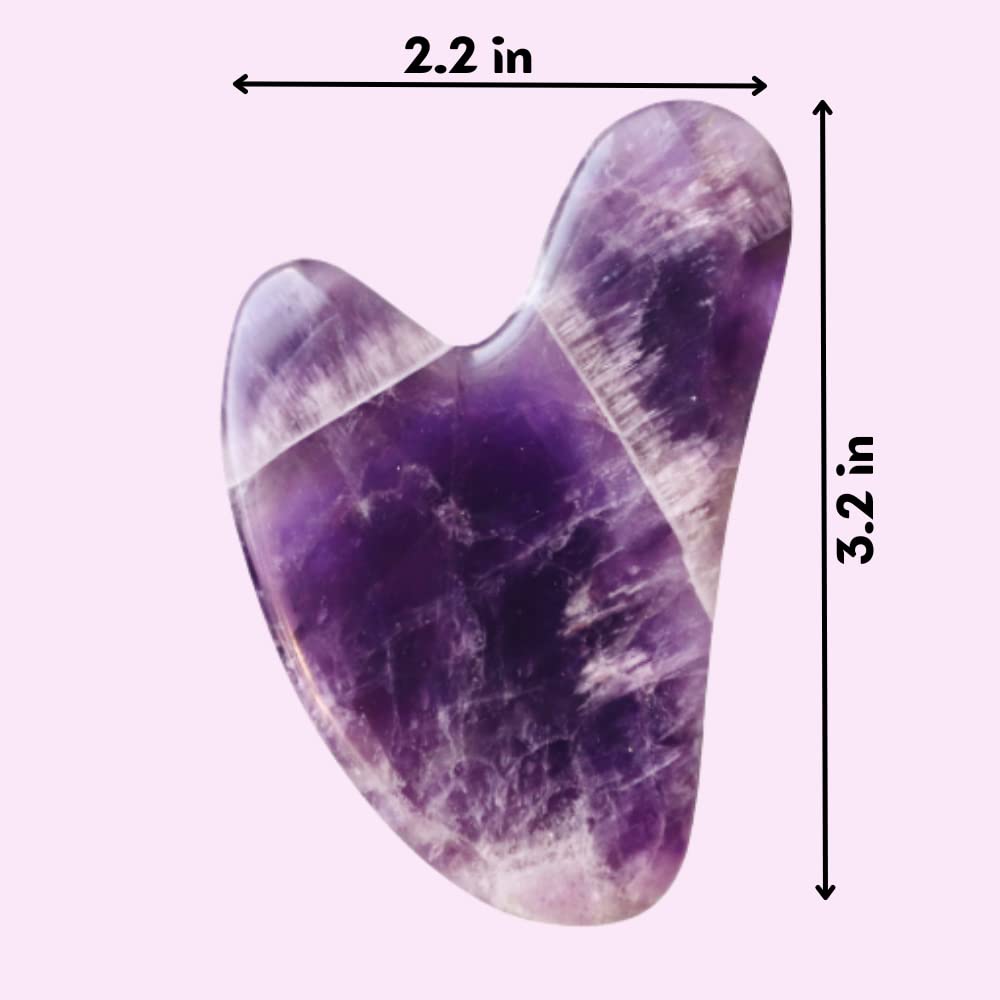 Mount Lai Amethyst Gua Sha travel-friendly design for routines on the go