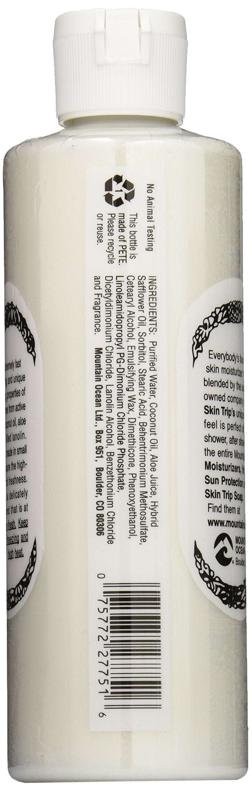 Mountain Ocean Skin Trip Aloe vera detail implies soothing skin protection.