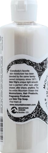 Mountain Ocean Skin Trip Coconut cream in use for gentle skin care.