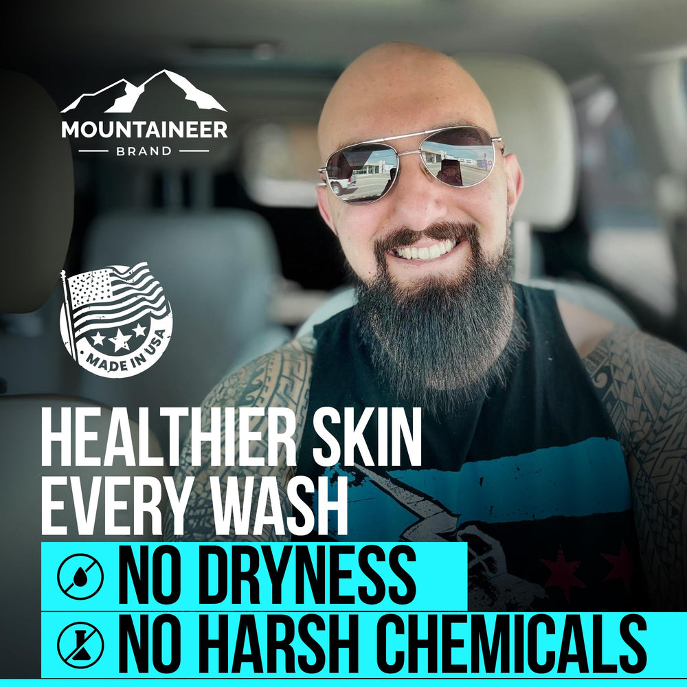 Mountaineer Brand Bald Head Shave Soap duo for 2-in-1 use