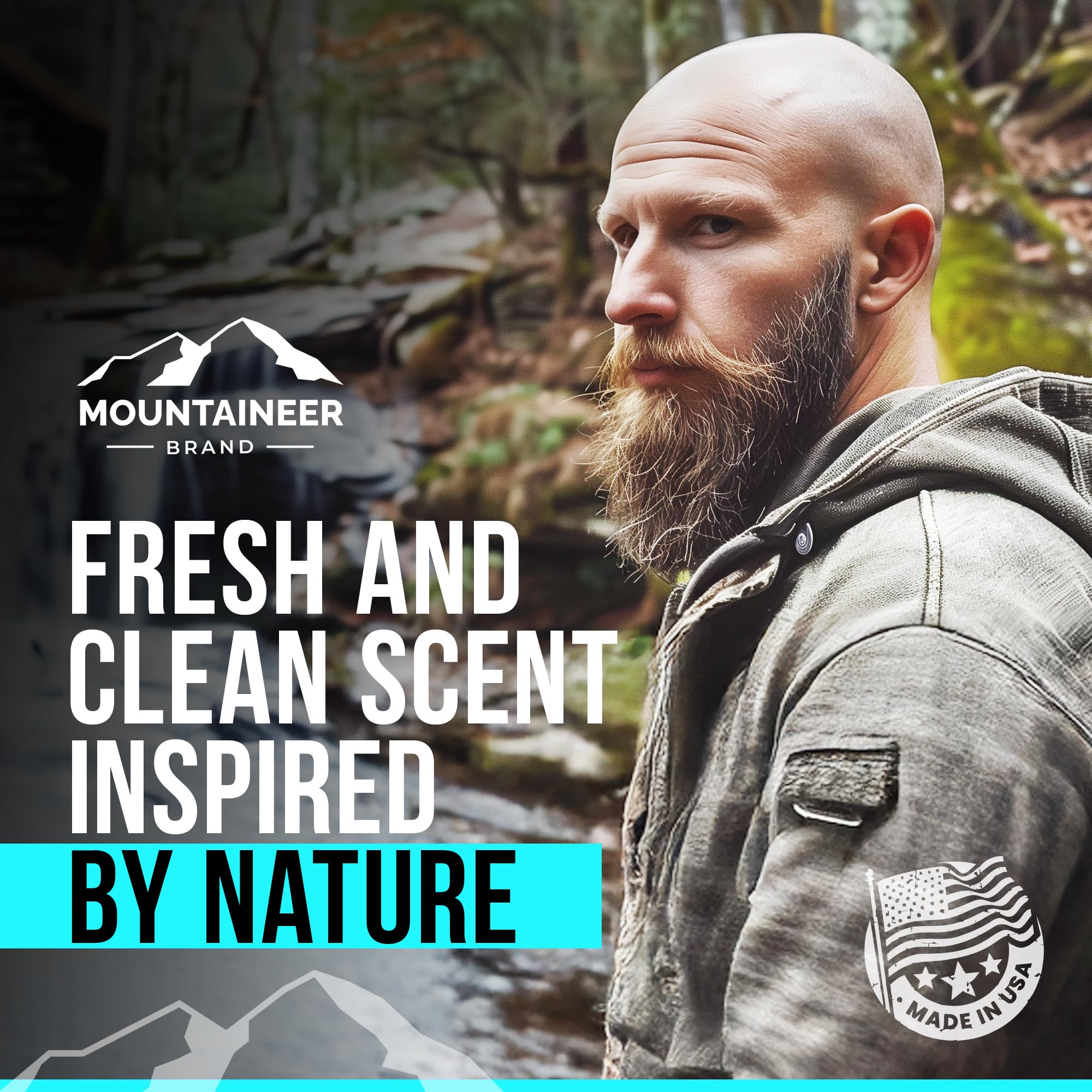 Mountaineer Brand Dime-Sized Amount Usage encourages efficient, long-lasting daily application.