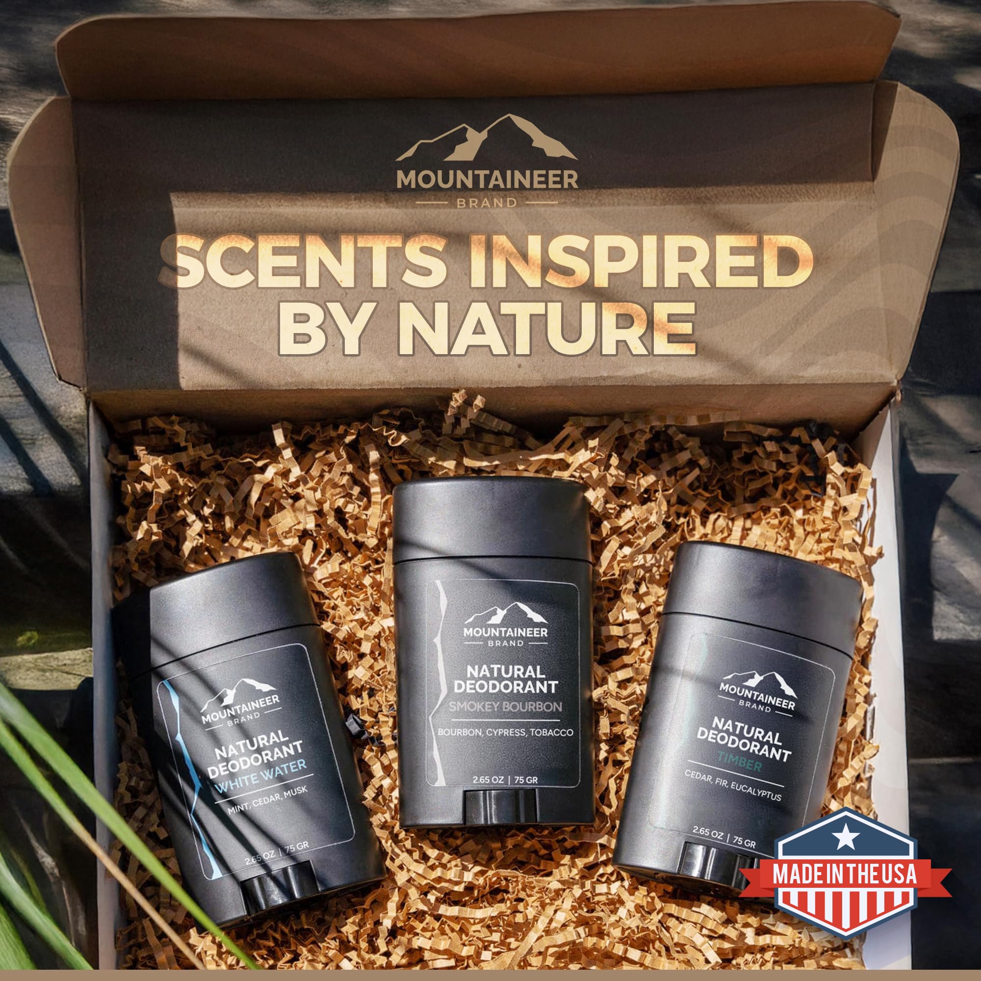 Mountaineer Brand Mountain Fresh ingredients include arrowroot and coconut oil.