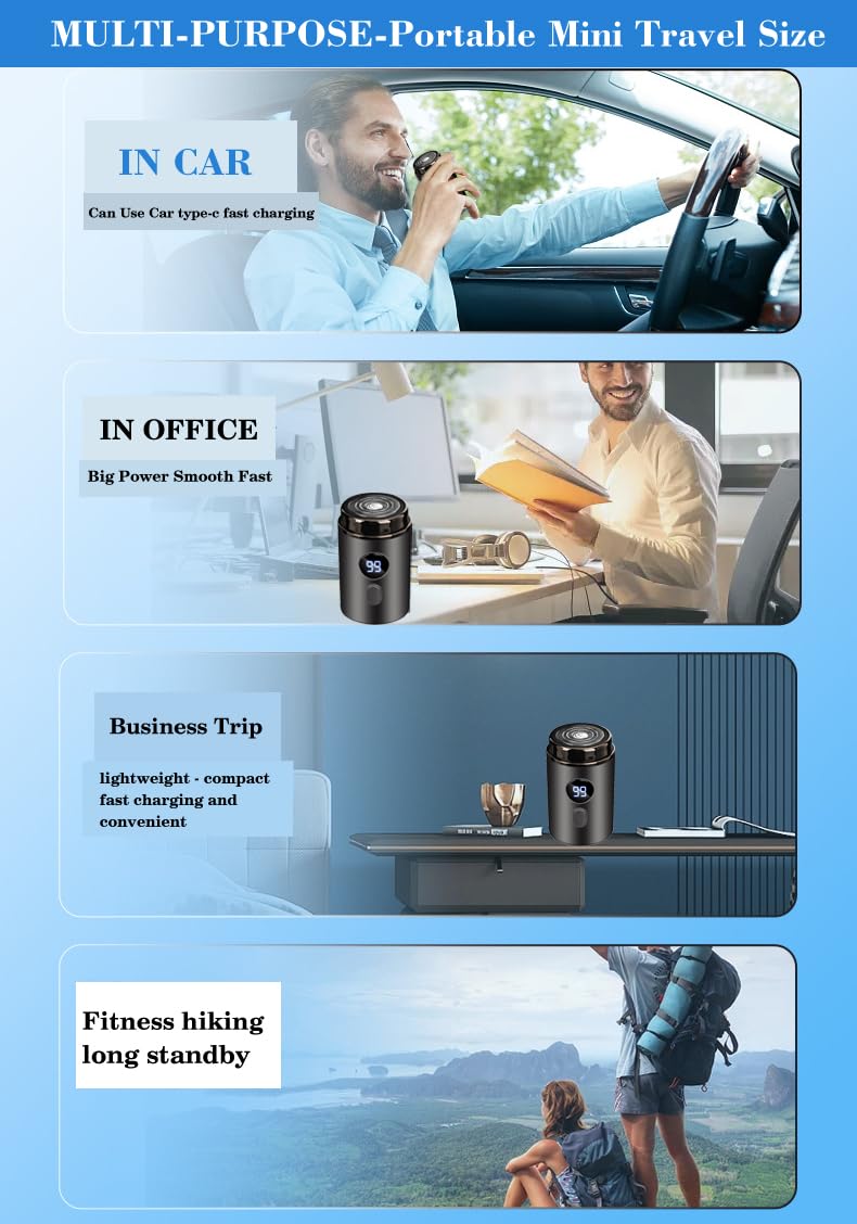 MOVELOVE shaver includes cleaning brush for maintenance after use