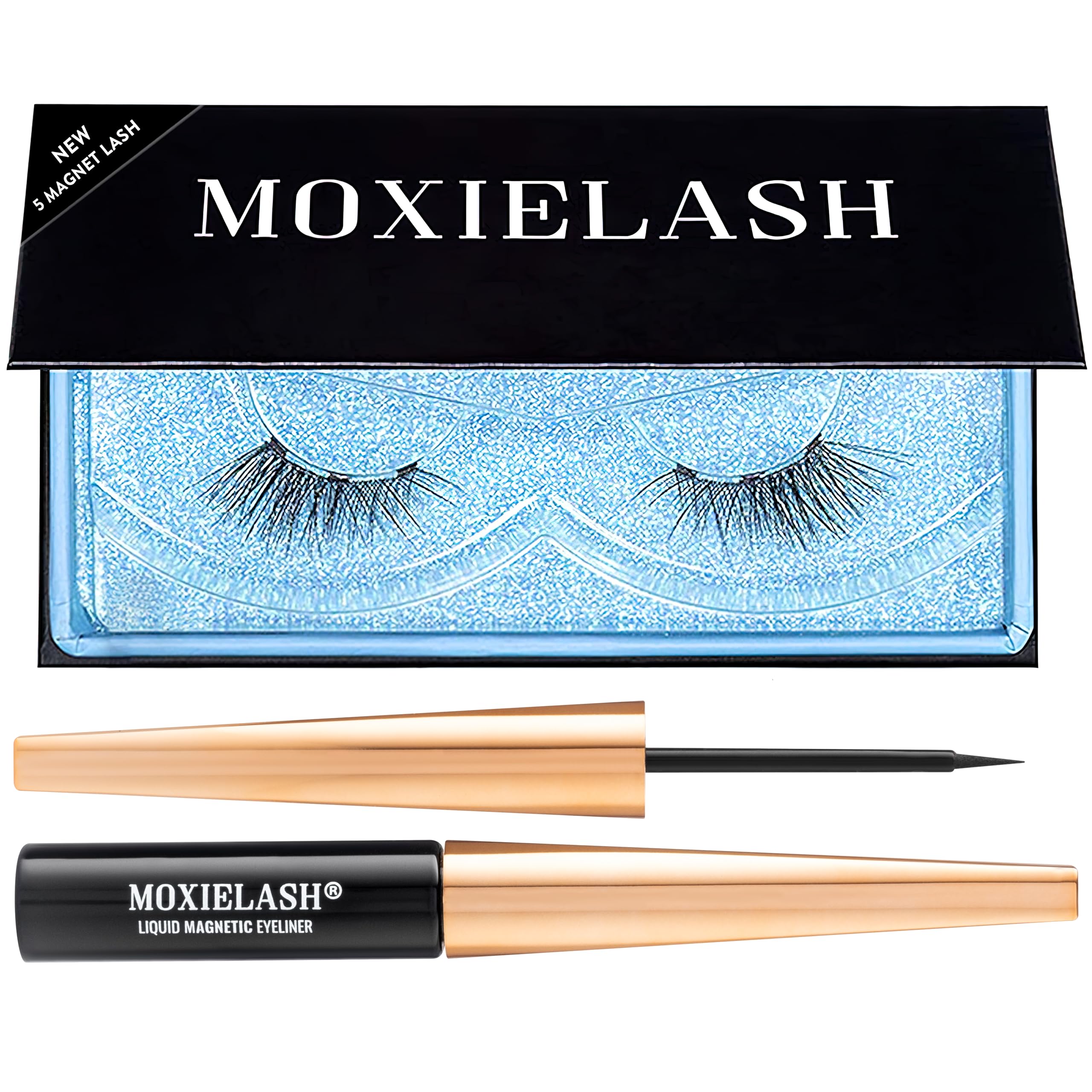 MoxieLash Baby Lash closeup reveals natural volume for everyday wear.