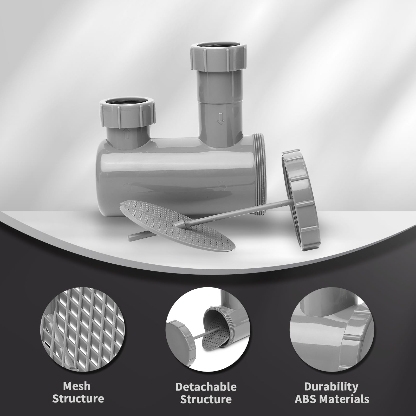 MoyRetty universal shampoo bowl sink installation shows easy fit with standard pipes
