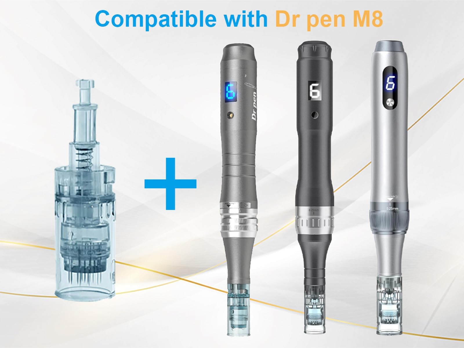 MPK microneedling cartridges travel case keeps components organized during travel.