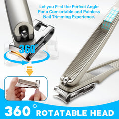 MPKDZNE 360-degree rotating head enables flexible, comfortable clipping angles