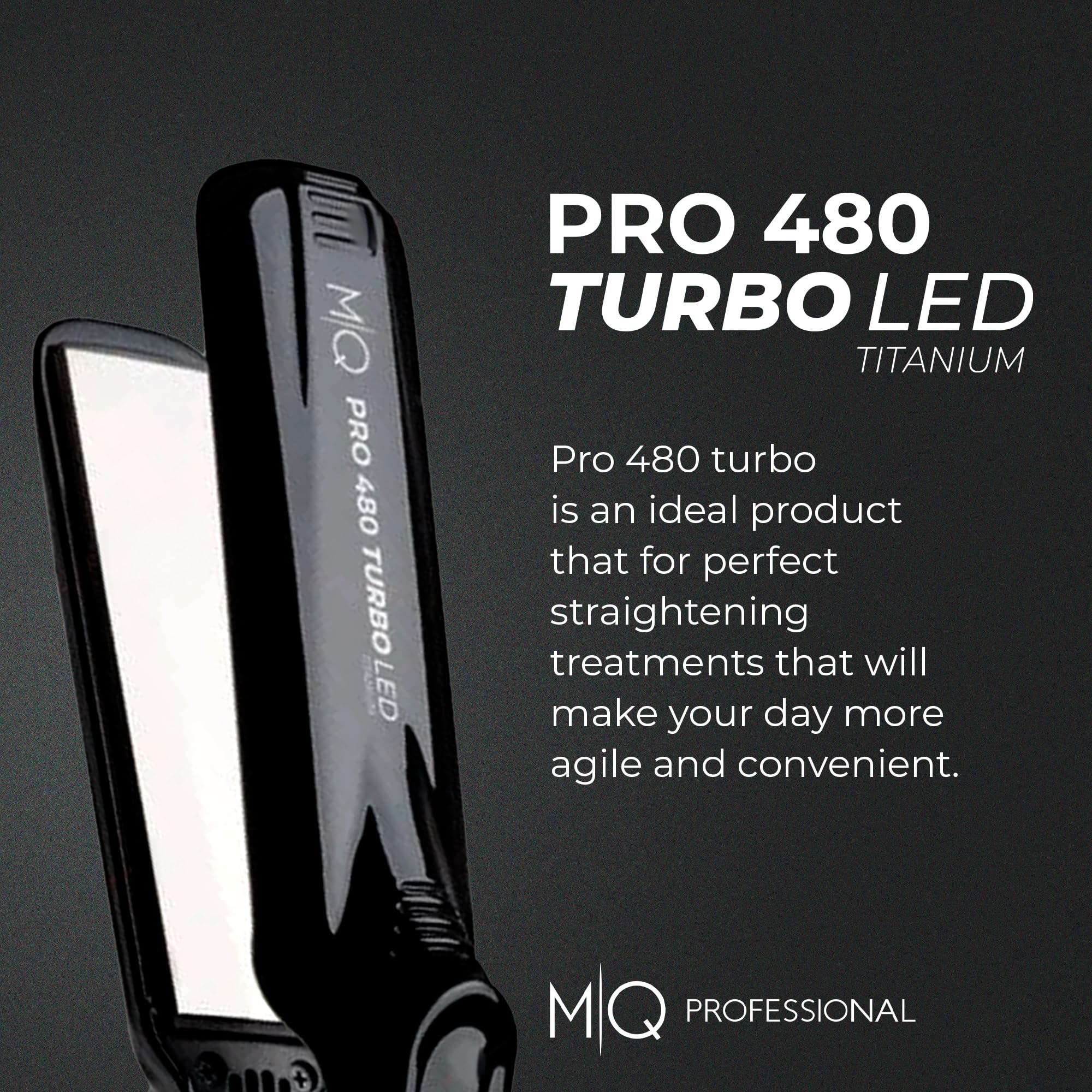 MQ Hair turbo heat 485°F in action delivering fast results.