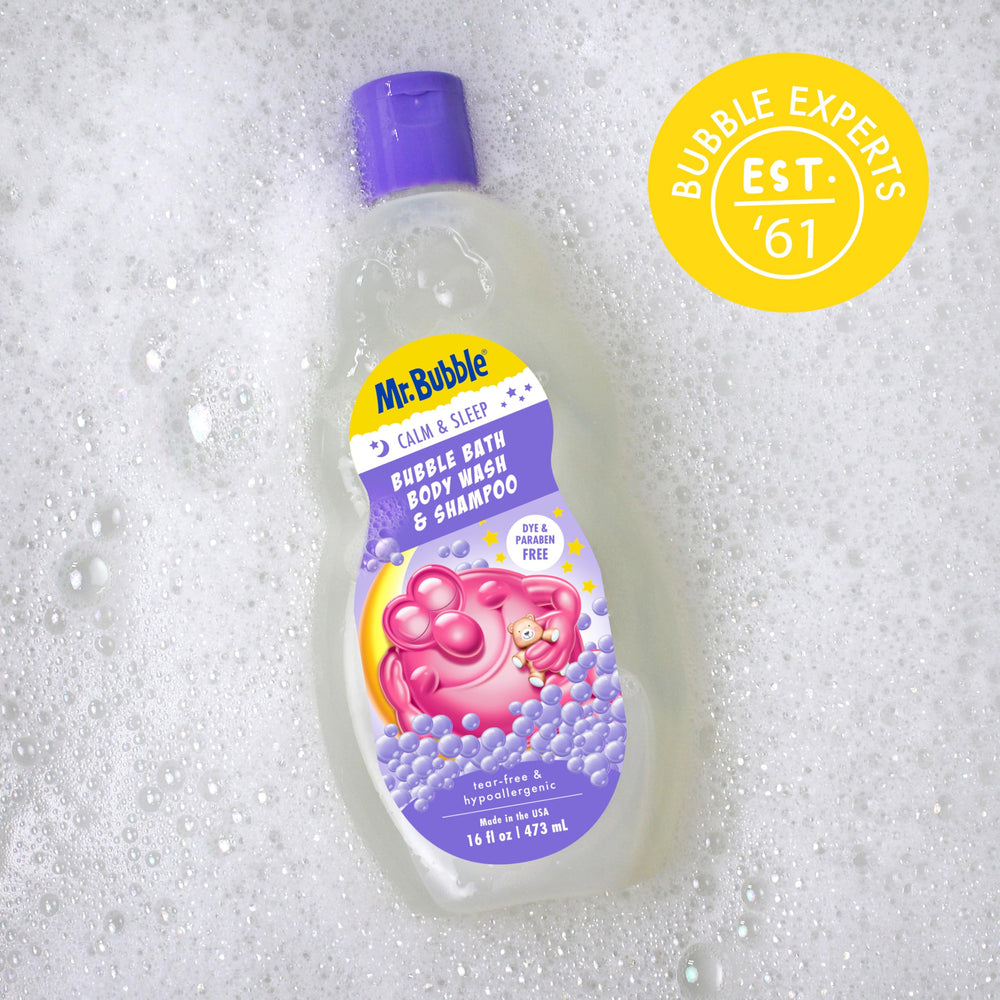 Mr. Bubble Calm and Sleep 3in1 pack of 4 bottles for family use