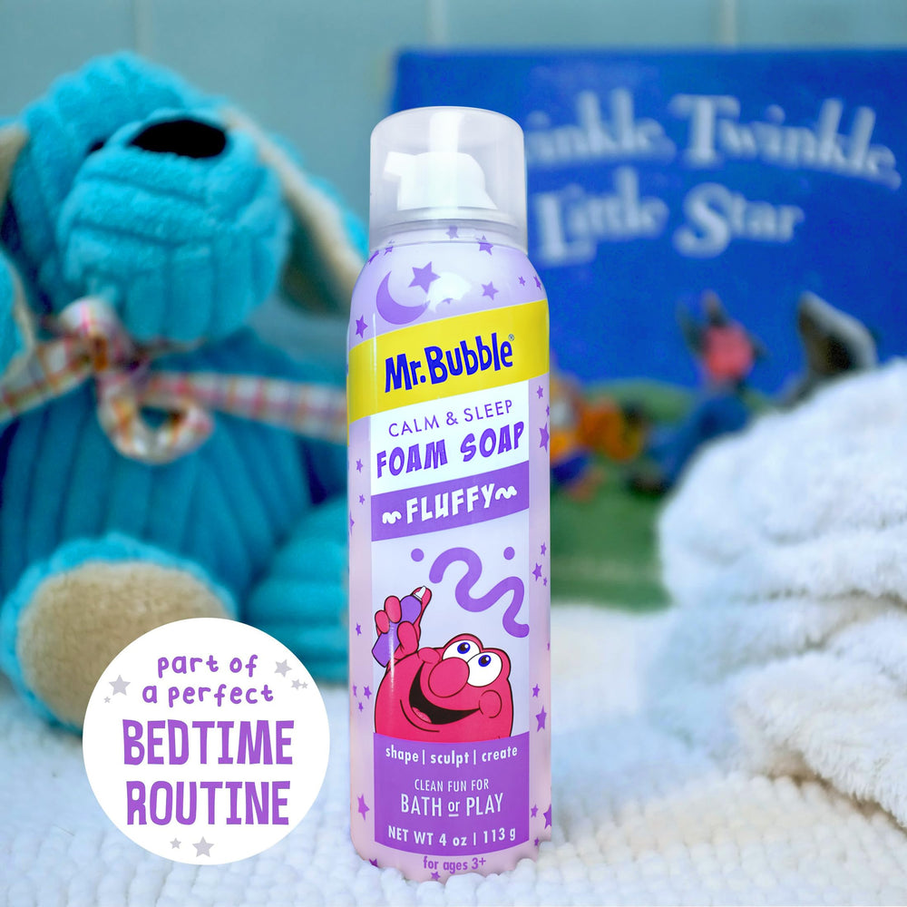 Mr. Bubble Calm & Sleep scent blend lavender eucalyptus chamomile for calming routine