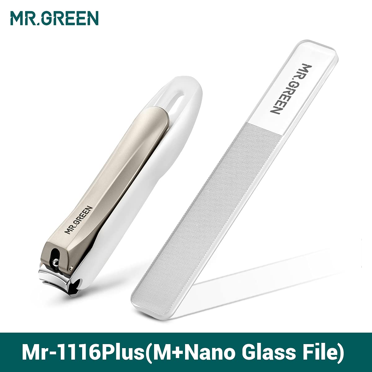 MR.GREEN compact, durable manicure toolset enhances storage and cleanliness.