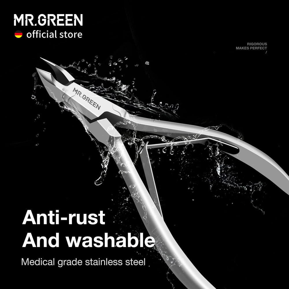 MR.GREEN Cuticle Nippers professional beauty tool for salon or home use.