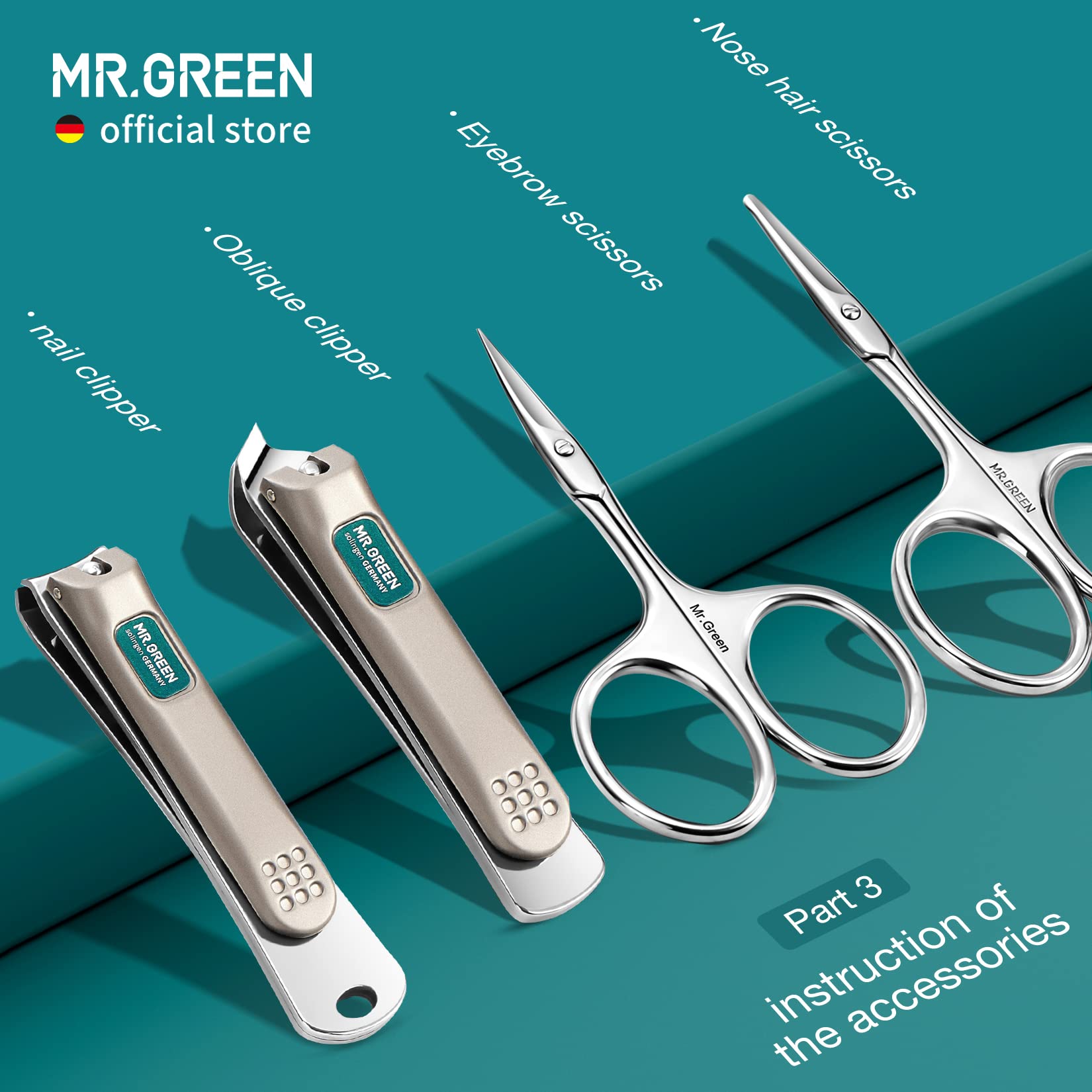 MR.GREEN 12-piece set packaging in gift-ready presentation
