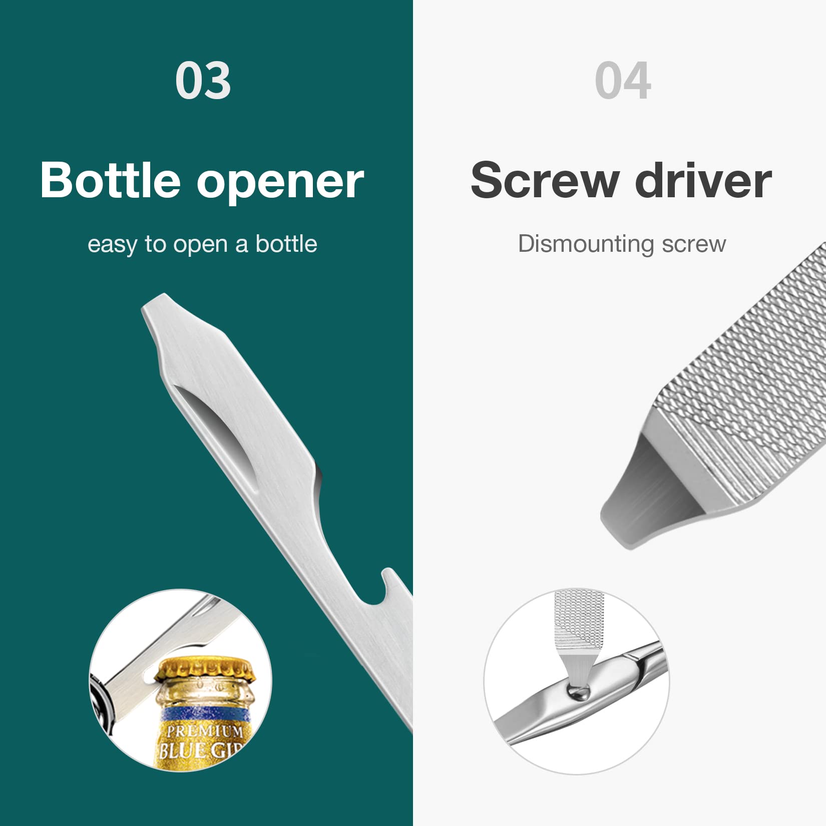 MR.GREEN multifunctional nail clipper small-knife provides quick on-site utility.