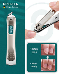 MR.GREEN glass file detail with smooth surface for nails