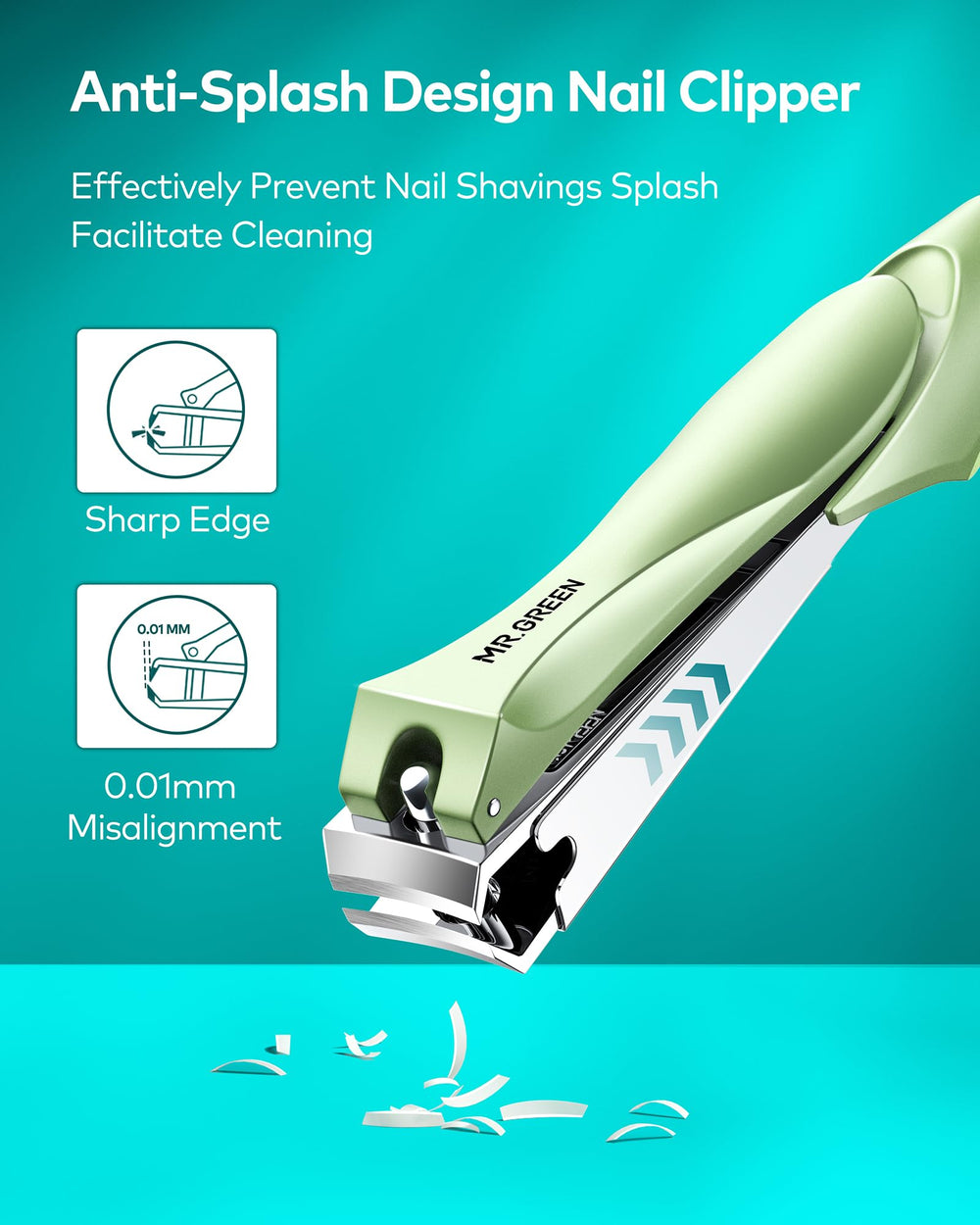 MR.GREEN mantis-inspired ergonomic handle for comfortable use