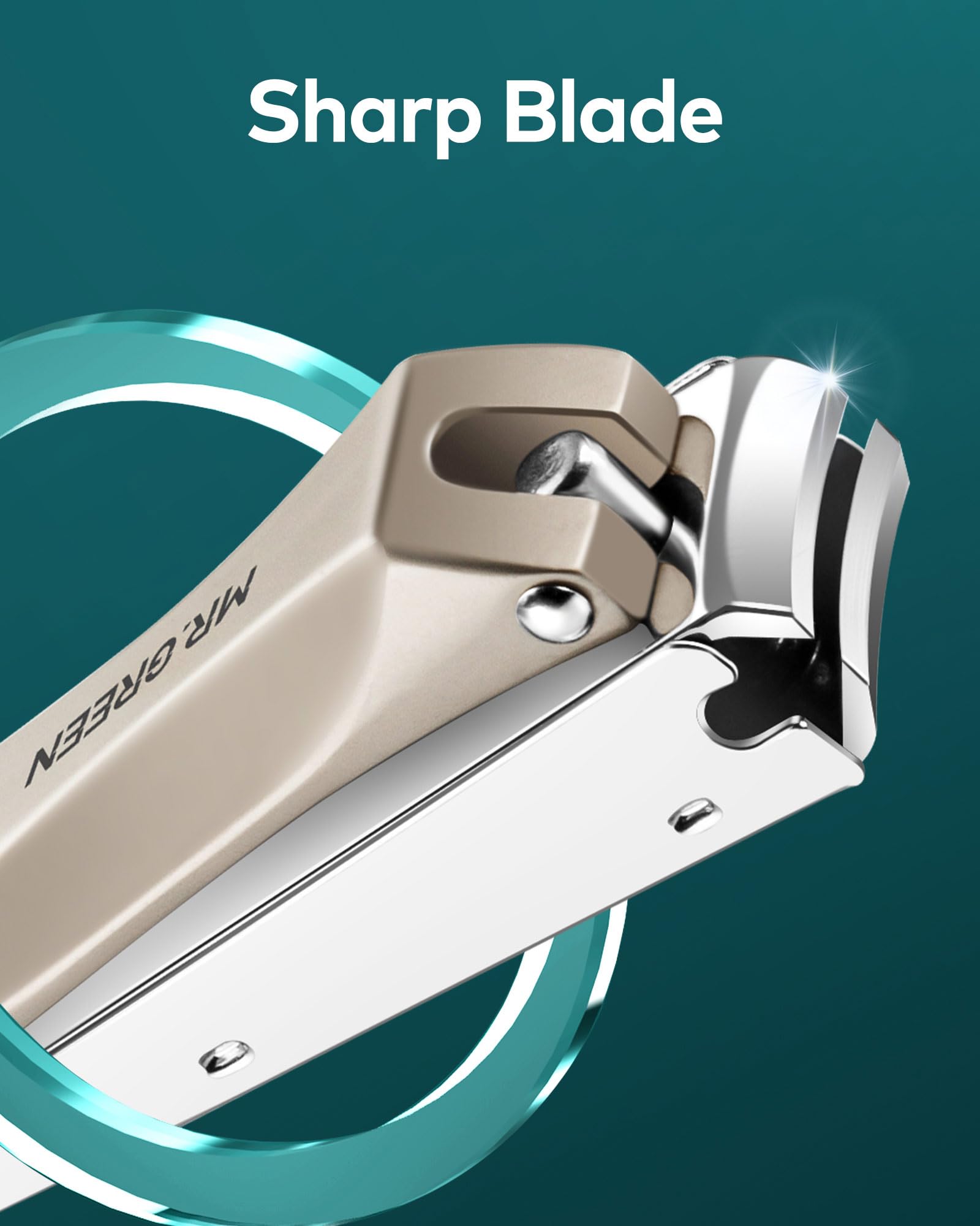 MR.GREEN nail clippers-bionics design providing ergonomic control during clipping