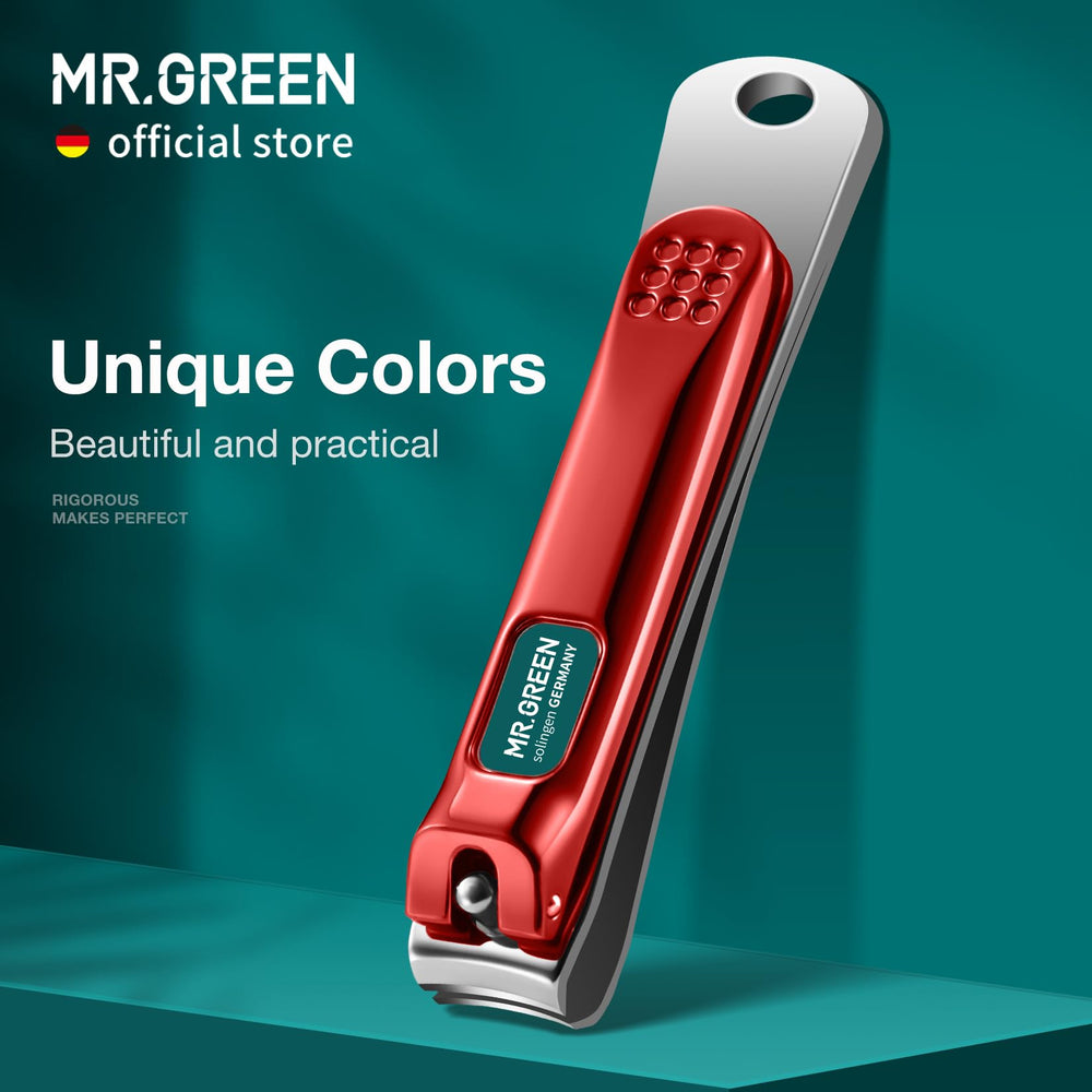 MR.GREEN nail clippers cross-bolt reinforcement showing durable construction