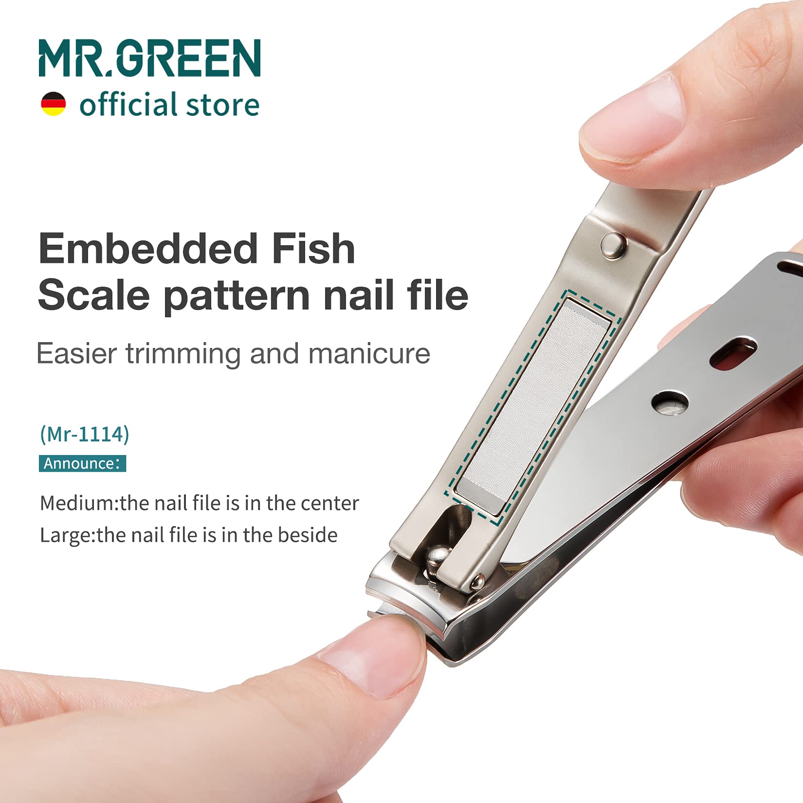 MR.GREEN stainless steel with nickel plating resists rust and maintains texture.