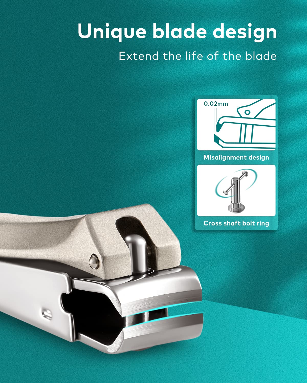 MR.GREEN nail clippers-ergonomic-handle gives comfortable grip