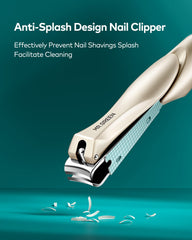 MR.GREEN nail clippers closeup showcasing precision stainless steel blades for clean manicures