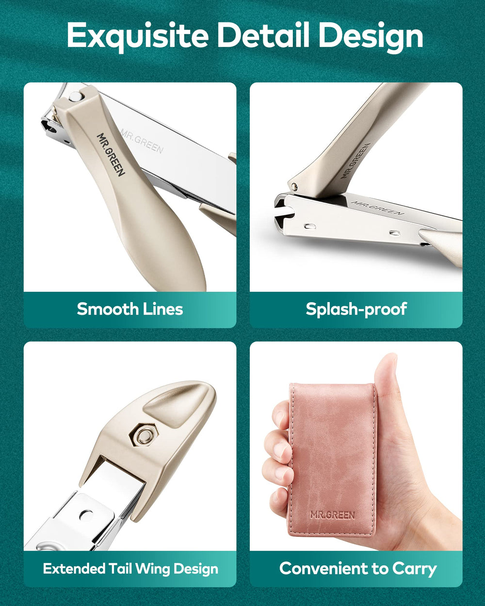 MR.GREEN pink finish aesthetic appeal suitable for gifting and personal pampering