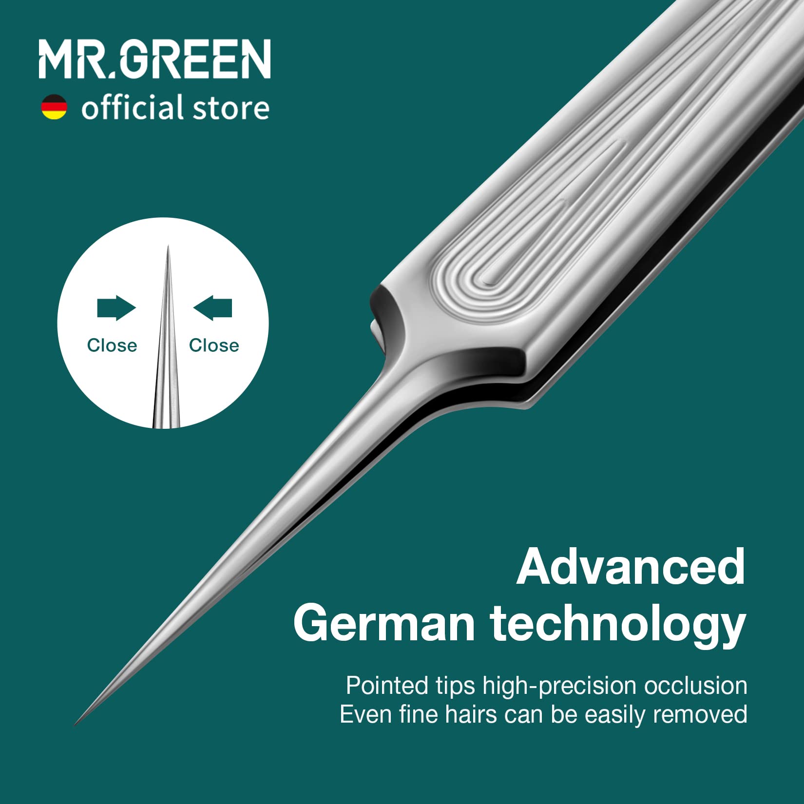MR.GREEN protective plastic cover shielding the tips