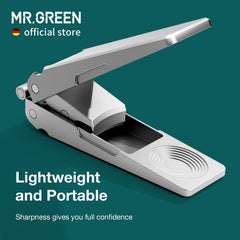 MR.GREEN transformer-style-foldable-design for portable grooming.