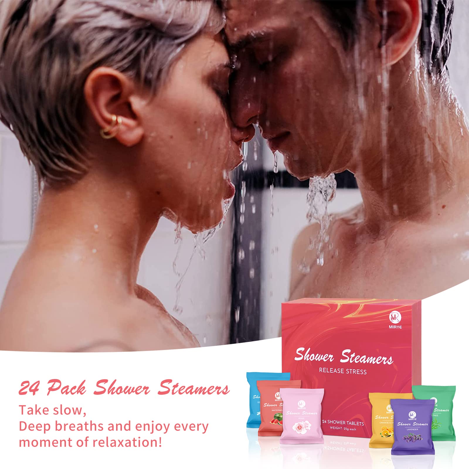 MR MIRYE rose steamers image — spa-like romance and mood-elevating aroma.