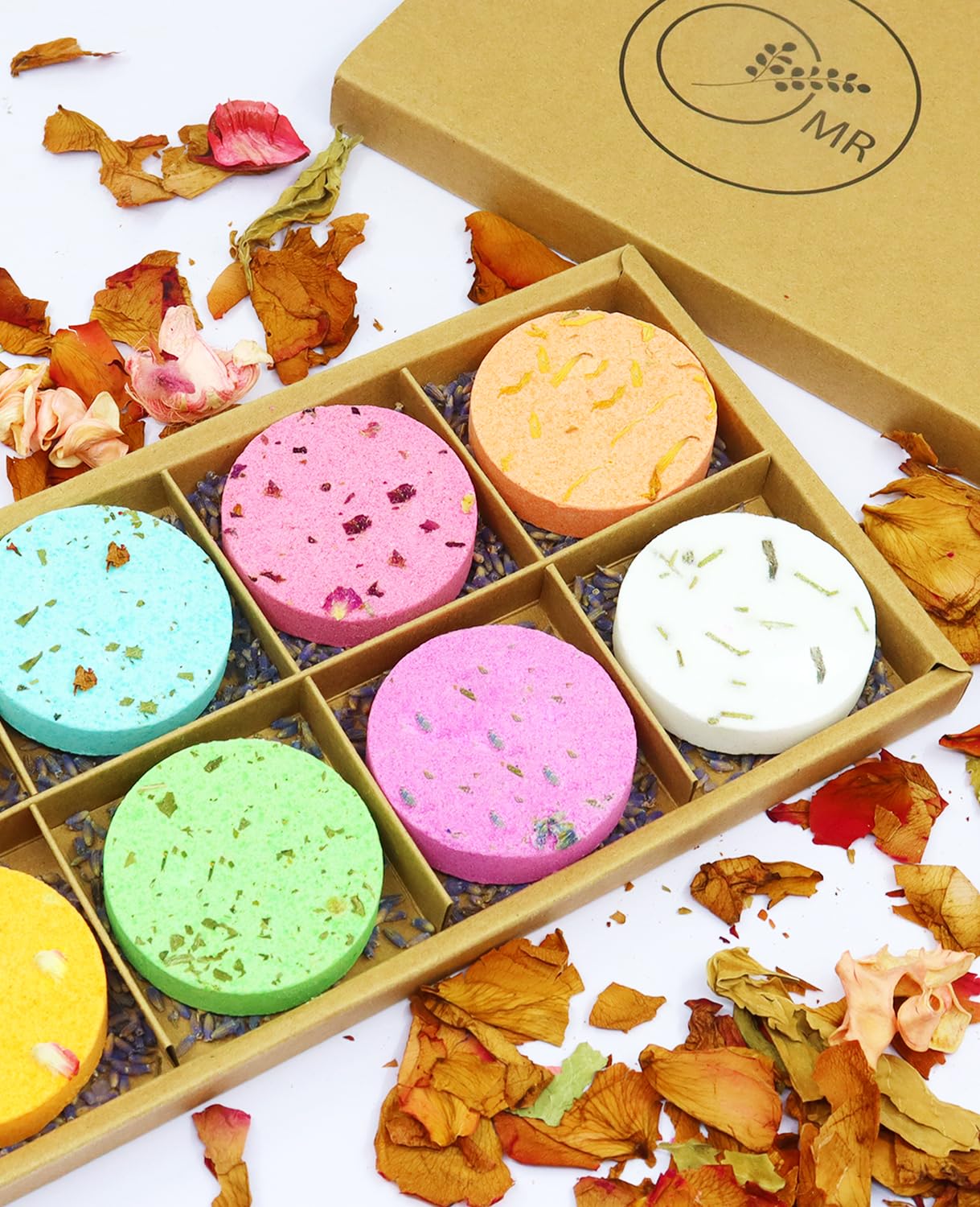 MR MIRYE Rose shower steamer offers romantic, mood-lifting floral notes for a soothing routine.