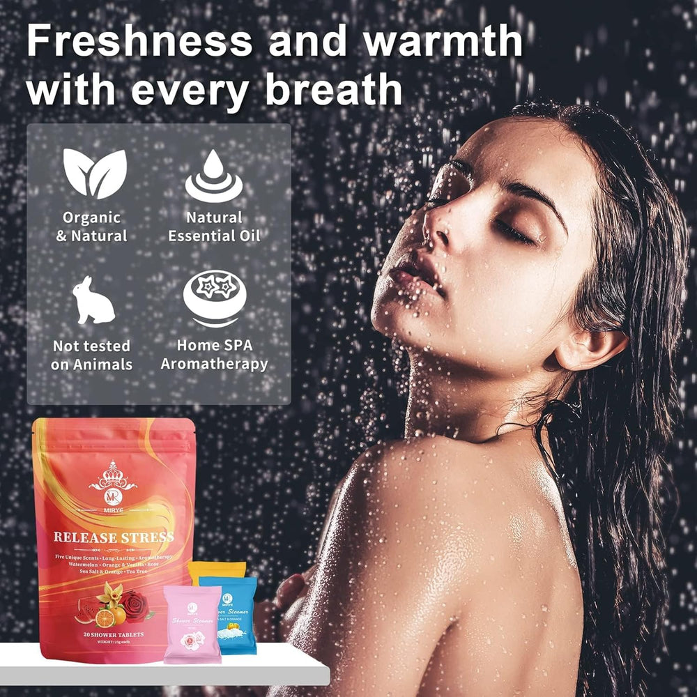 MR MIRYE Sea Salt scent steamer offers refreshing mineral note in the shower.
