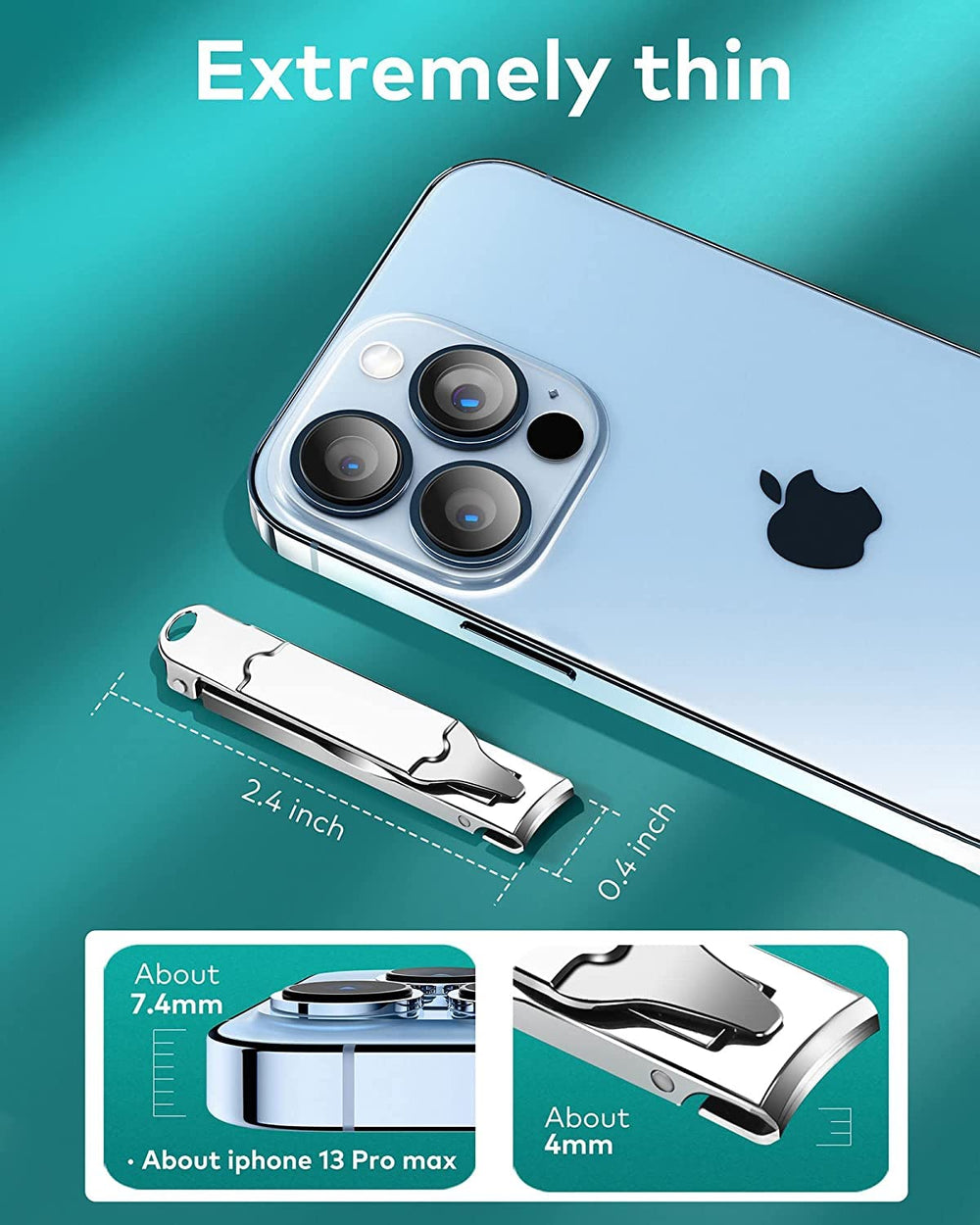 MR.GREEN built-in nail file visible for quick touch-ups on the move