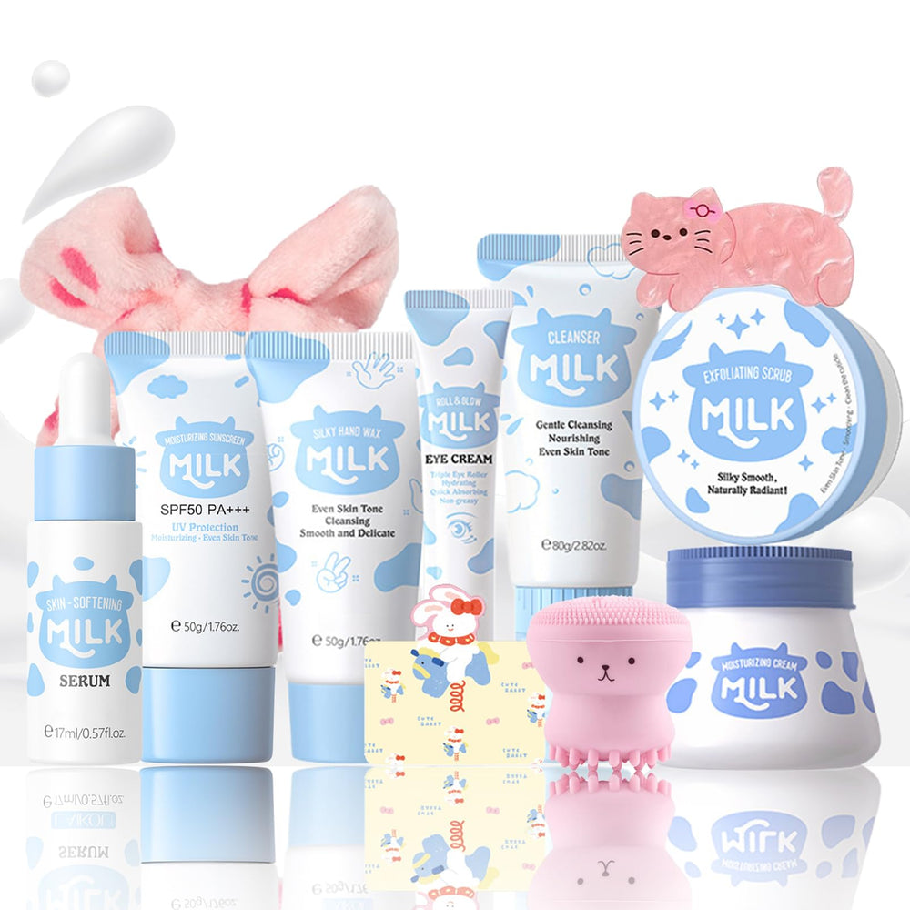 MrCuvaryas Milk Cleanser bottle delivers gentle cleansing and lasting hydration.