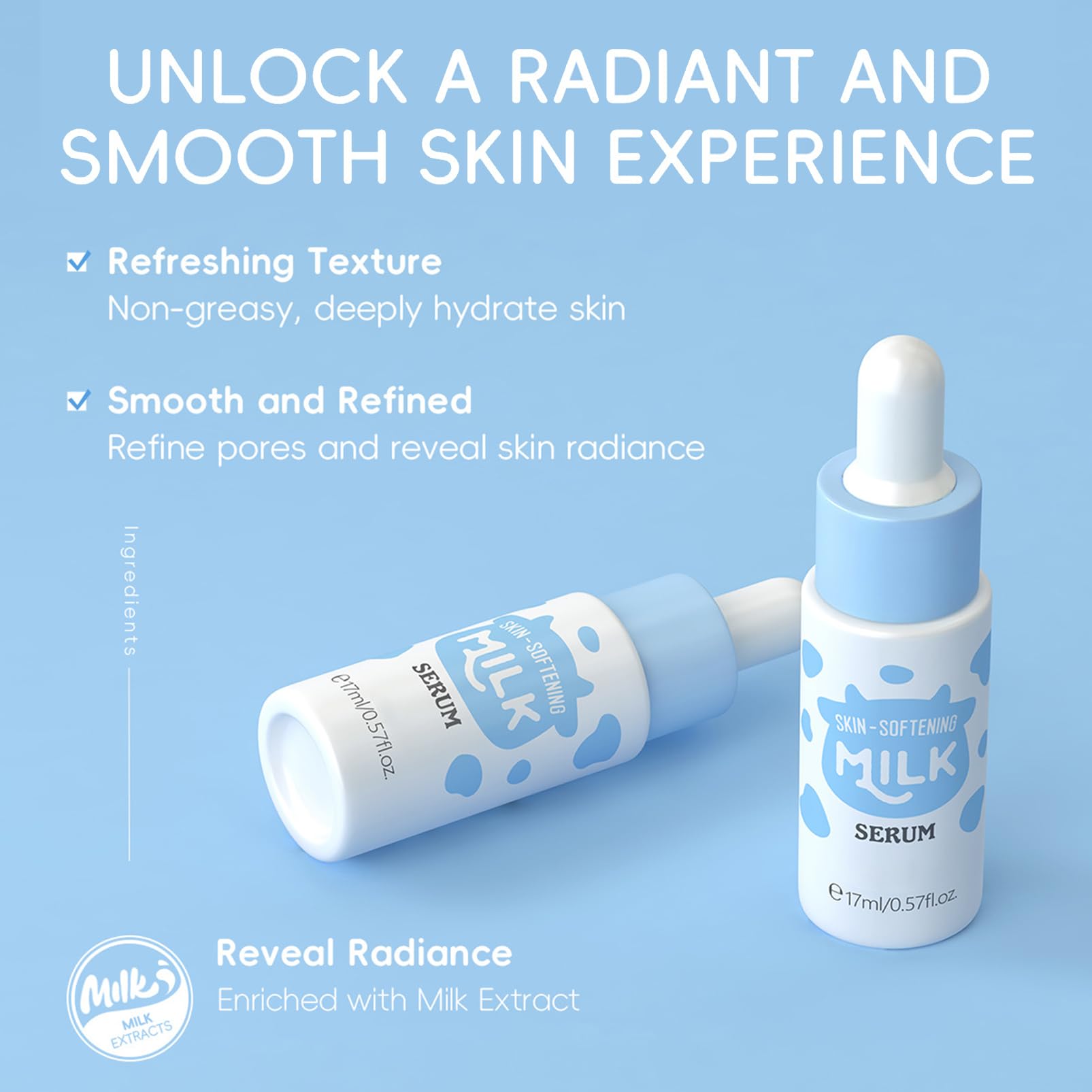 MrCuvaryas Milk Moisturizer jar locks in moisture and strengthens the barrier.